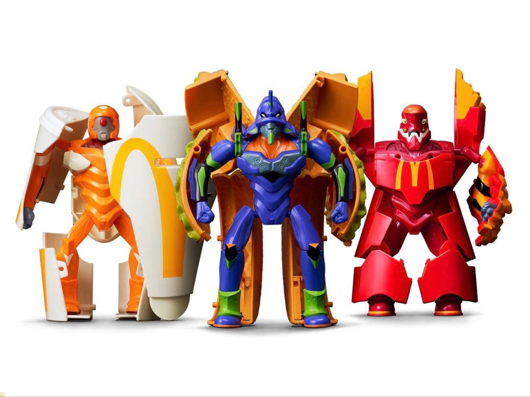 【新品未開封】マクドナルド×新世紀エヴァンゲリオンコラボフィギュア3体セット