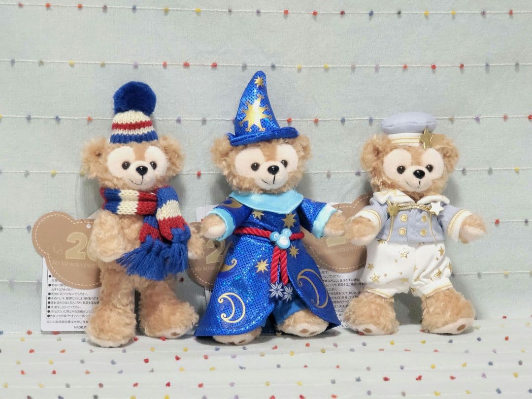 最新❤ 復刻版 ダッフィー ぬいぐるみバッジ 東京ディズニーシー