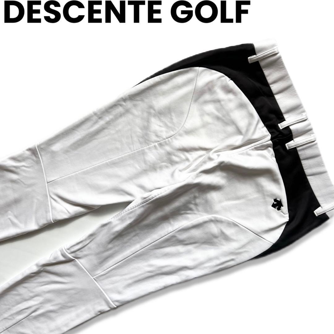 DESCENTE GOLF デサントゴルフ　コーティングニット　パンツ　L ロゴ