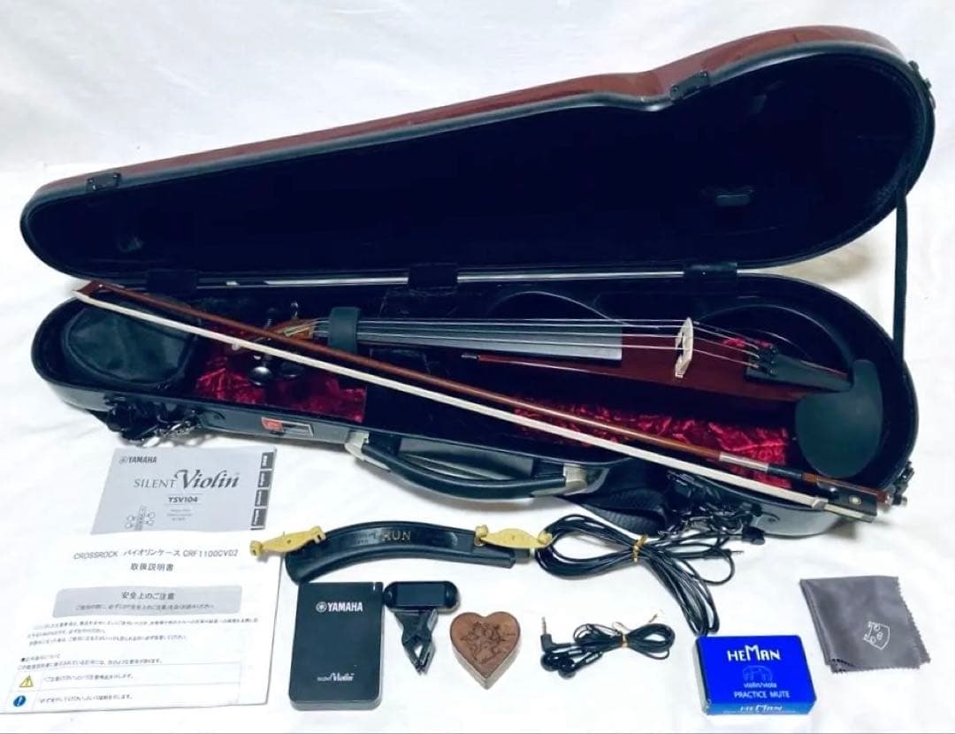 総額16万 超美品 YAMAHA サイレントバイオリン YSV104 セット