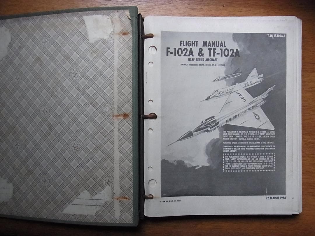 F-102A & TF-102A フライトマニュアル