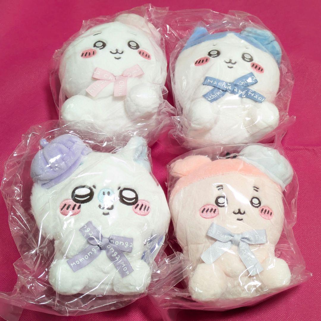 東京みやげ お座りぬいぐるみ ちいかわ ハチワレ モモンガ 古本屋 ぬいぐるみ