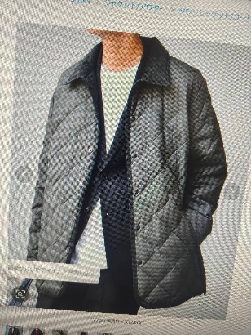 未開封　TAION　ダイヤキルト ダウン ハーフコート　S