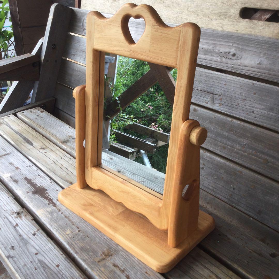 専用ページ♡ アメリカンカントリー雑貨 カントリーハート　卓上ミラー