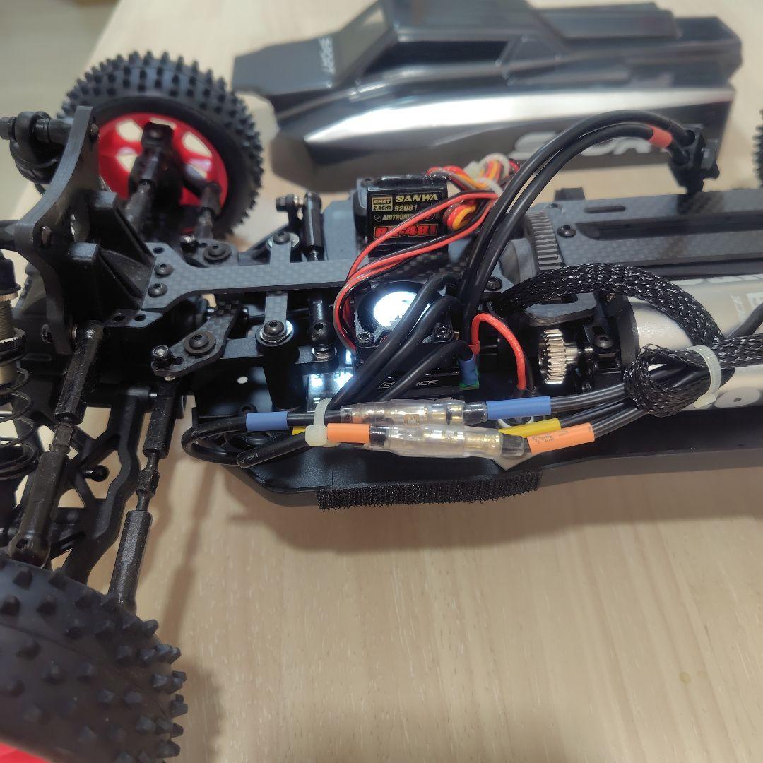 PRレーシング1/10SPORT バギーブラシレスモーターアンプタミヤ京商ヨコモ