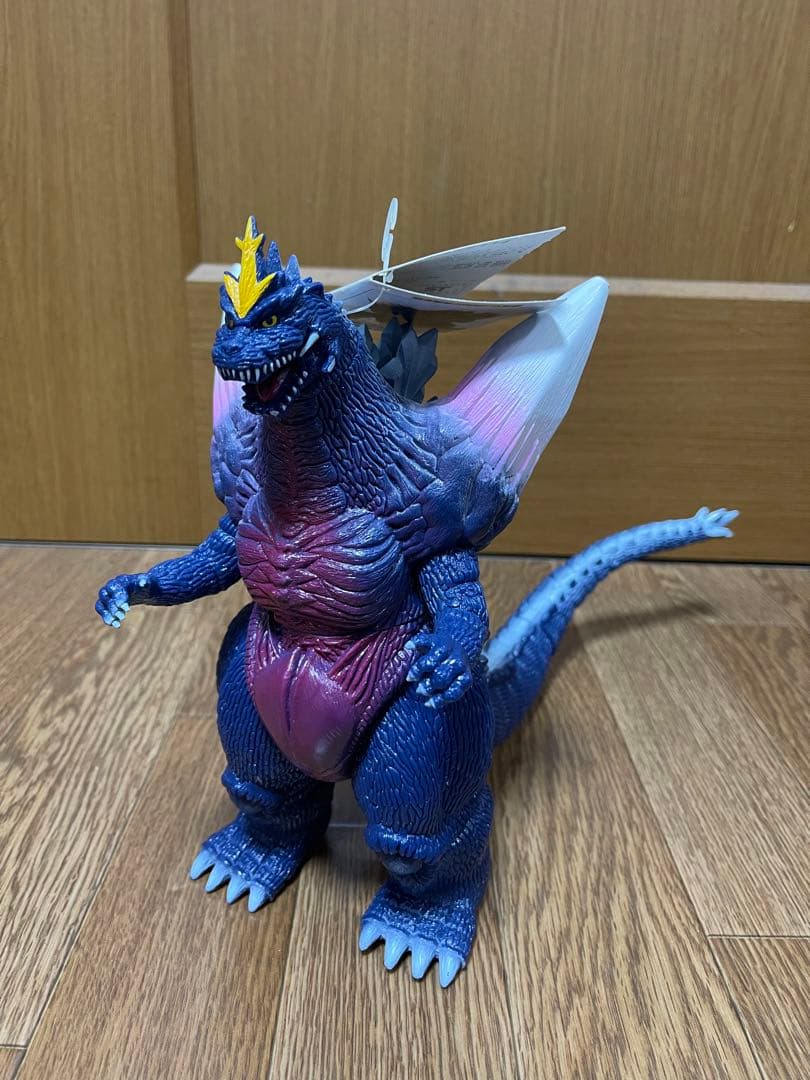 ゴジラ vs スペースゴジラ タグ付き ソフビ フィギュア 東宝 1994年製