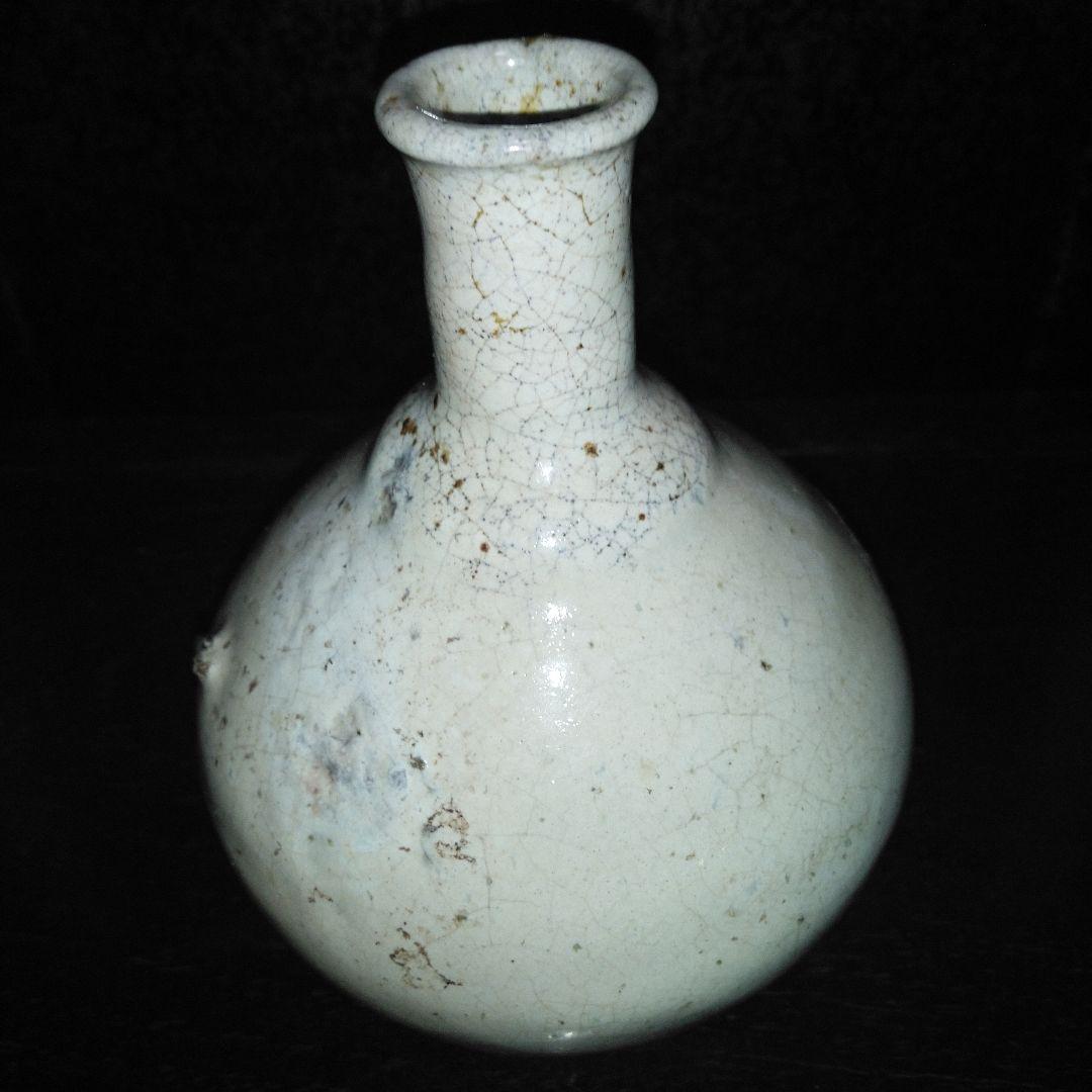 NO294 秋田 寺内焼 徳利　アンティーク品