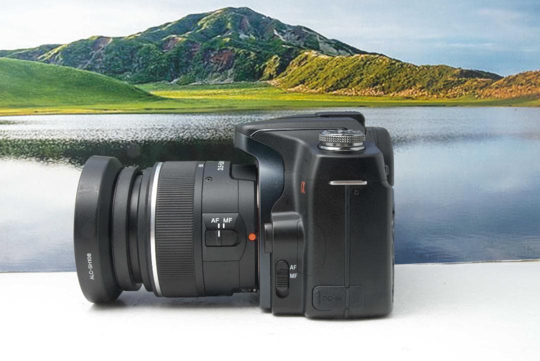 SONY α 100 ダブルズーム★初心者 おすすめ　一眼レフカメラ　すぐ使える