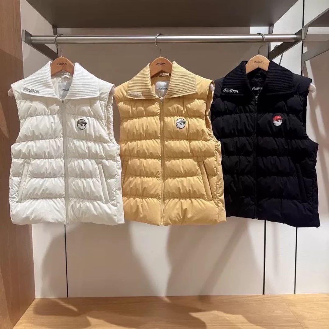 MALBON マルボンゴルフウェア トップス ノースリーブ ダウンベスト