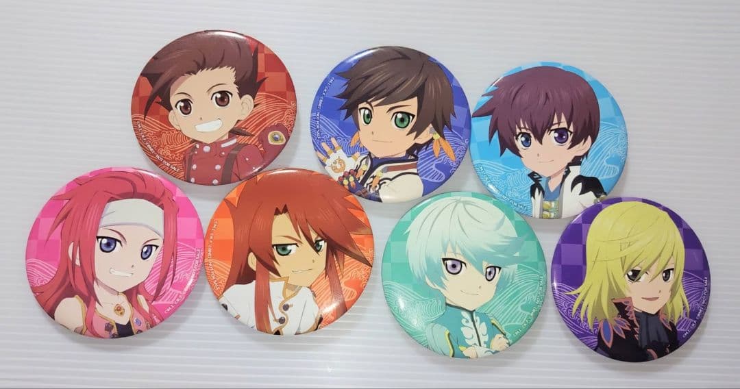 テイルズオブシリーズ 缶バッチ・アクリルバッジ・クリアブローチまとめ売り