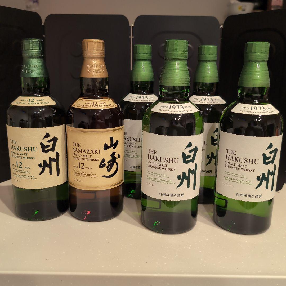 サントリー 山崎12年 白州12年 白州NA4本セット