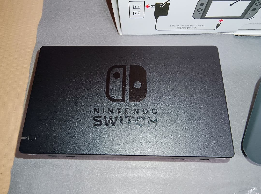 【完品】Nintendo Switch本体　初期型 グレー　箱付きスイッチ