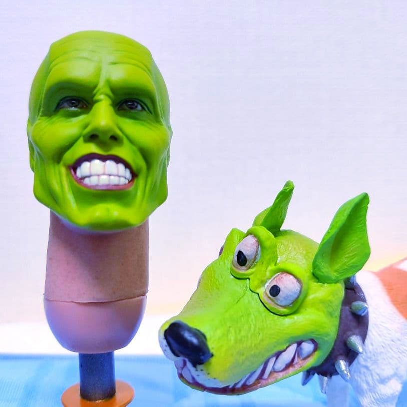 映画[MASK]1/6(ジム•キャリー＆マイロ)希少品!