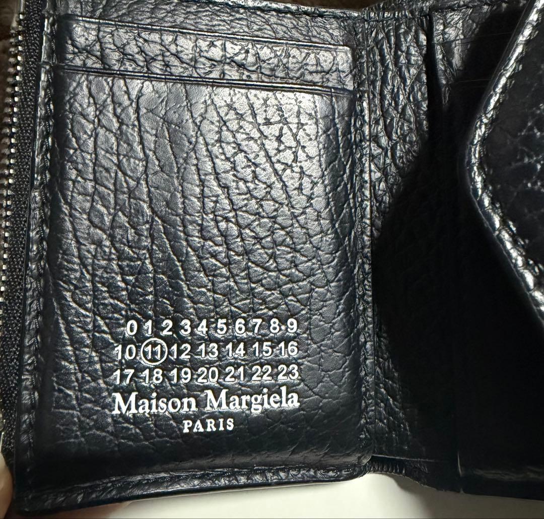 Maison Margiela ブラック 三つ折り財布