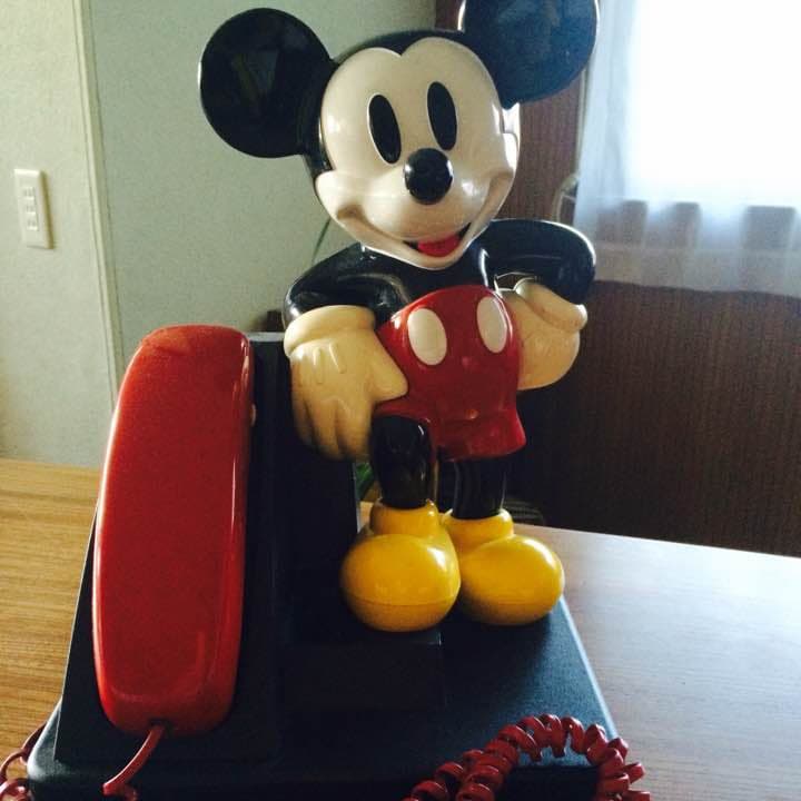ミッキー・マウス 固定電話・使用可能 値下げ❗️ディズニープッシュホン