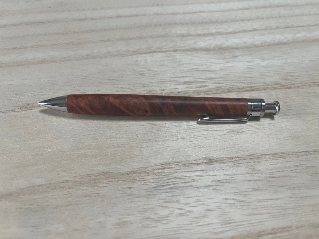 工房楔　シャープペンシル　花梨こぶ杢　0.5mm