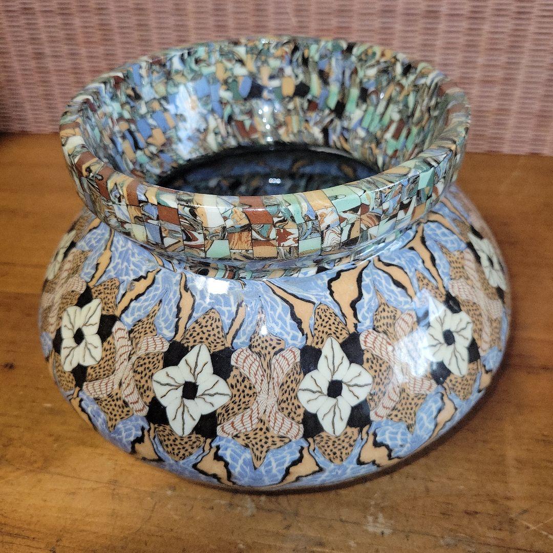 【貴重】JEAN GERBINO ジャン・ジャルビノ 陶器 モザイク調 フランス