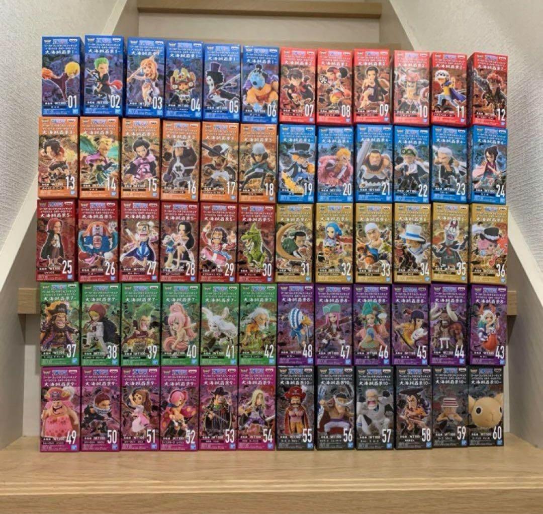 【最終価格‼️】ワーコレ　ワンピース　大海賊百景60体フルコンプリートセット
