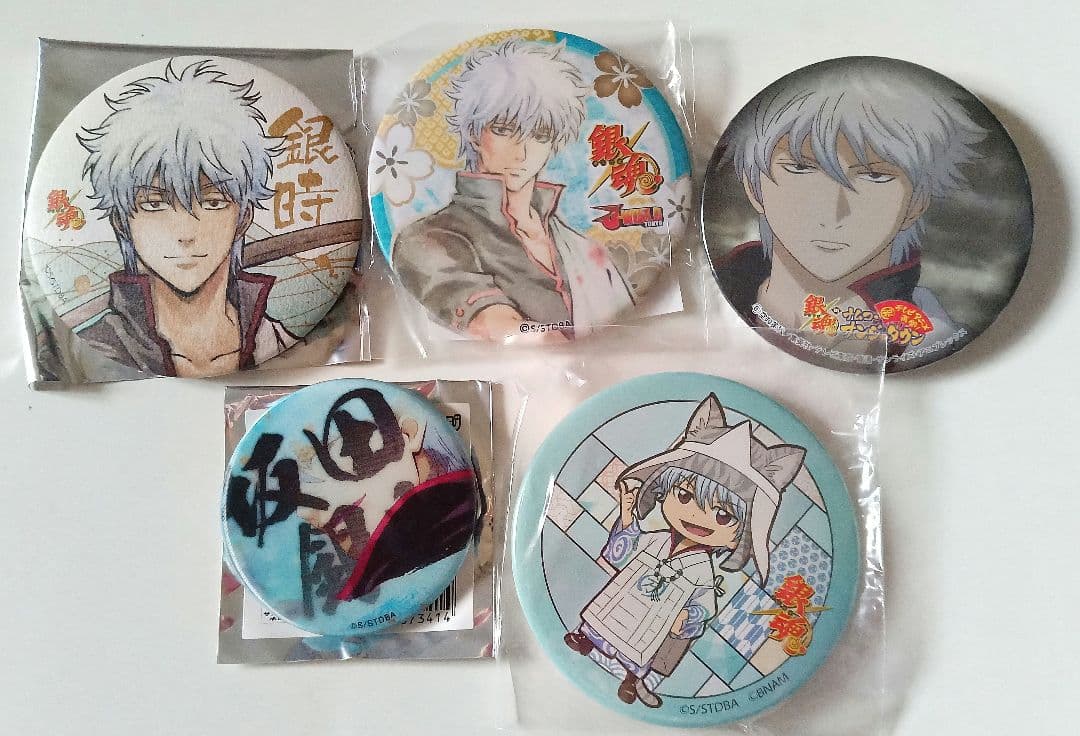 銀魂　坂田銀時　缶バッジ
