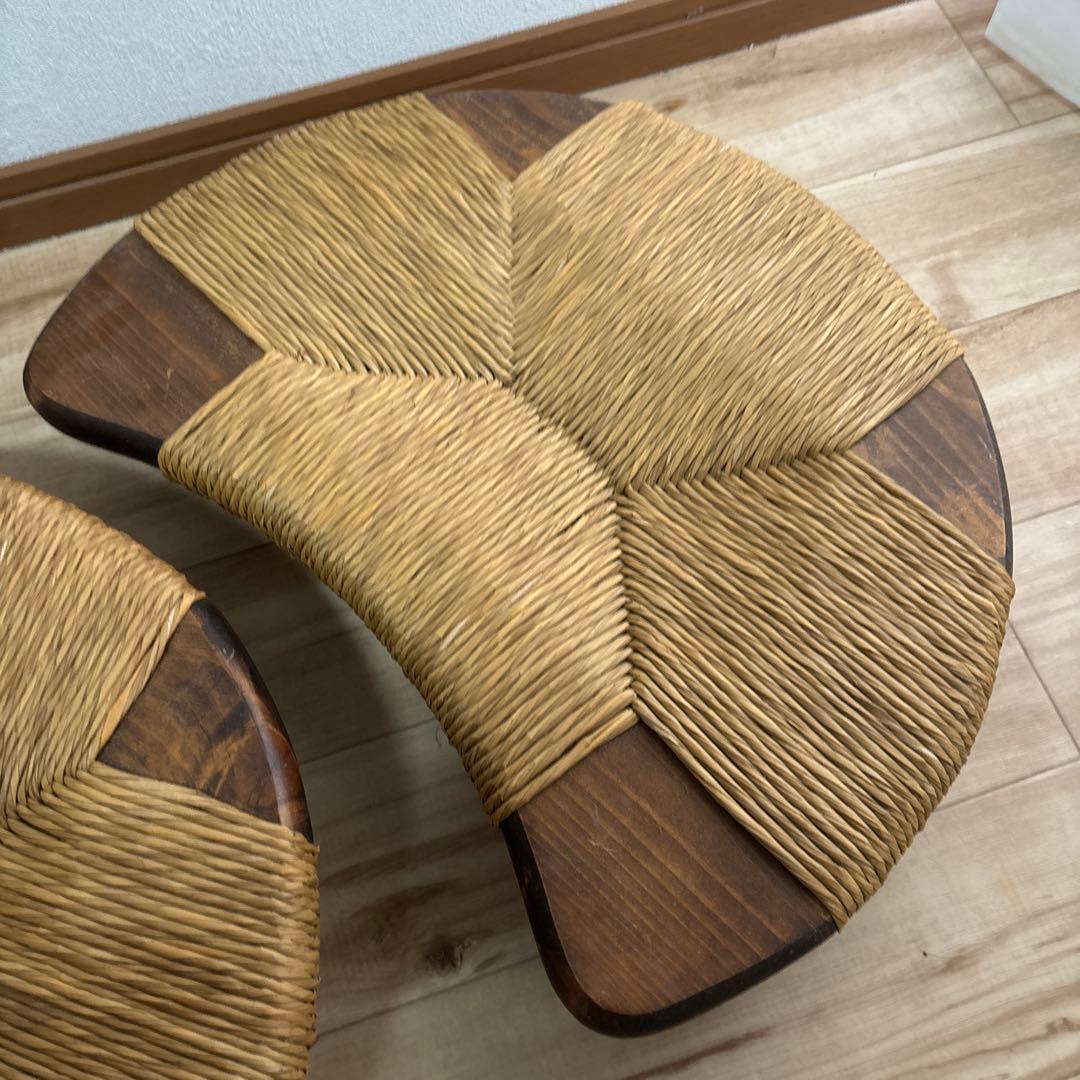 正座椅子 あぐら椅子 座椅子 木製 和室　2個セット　状態良い　最安値