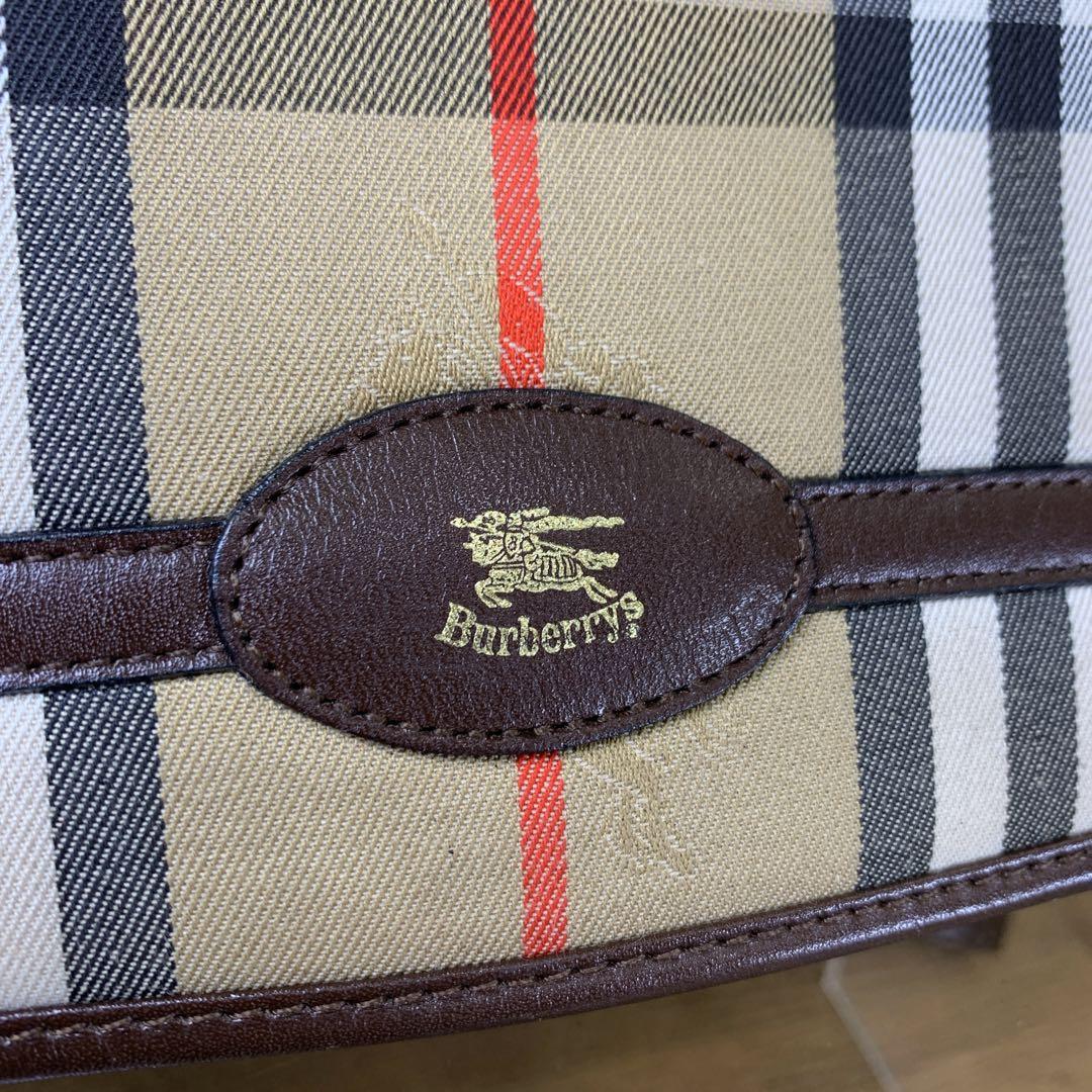 希少 タグ付き　オールド　BURBERRYS　ノバチェック　ショルダーバッグ