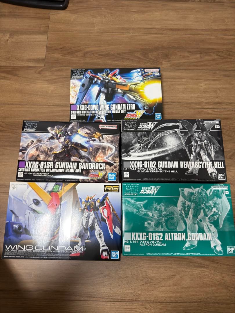 RG HG ガンプラセット ウイングガンダム 他