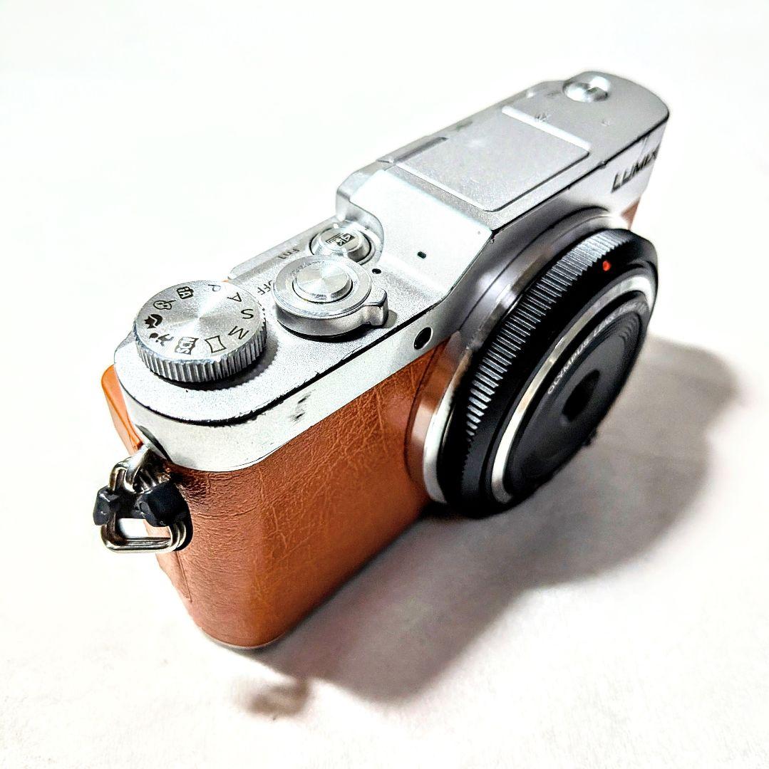 LUMIX DC-GF9 4K ミラーレスカメラ オレンジ　Wレンズ付き