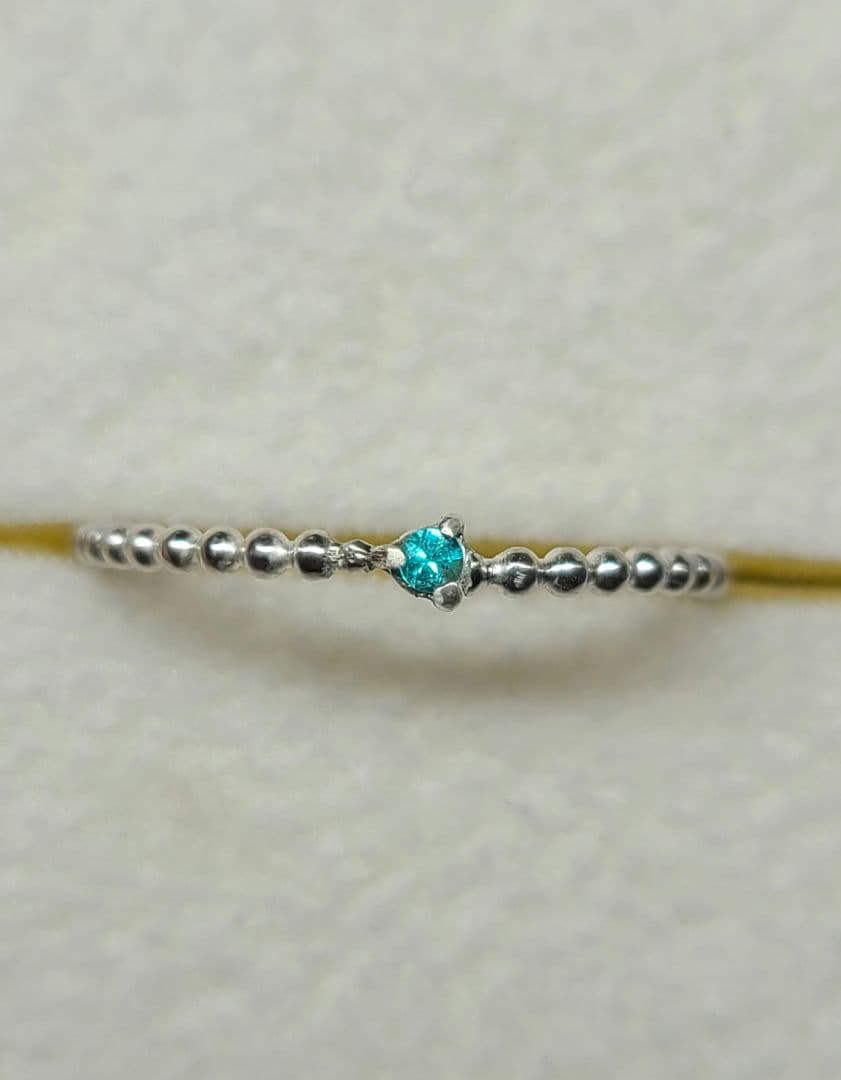 ★ブラジルバターリャパライバトルマリンSVポン・デ・リング★