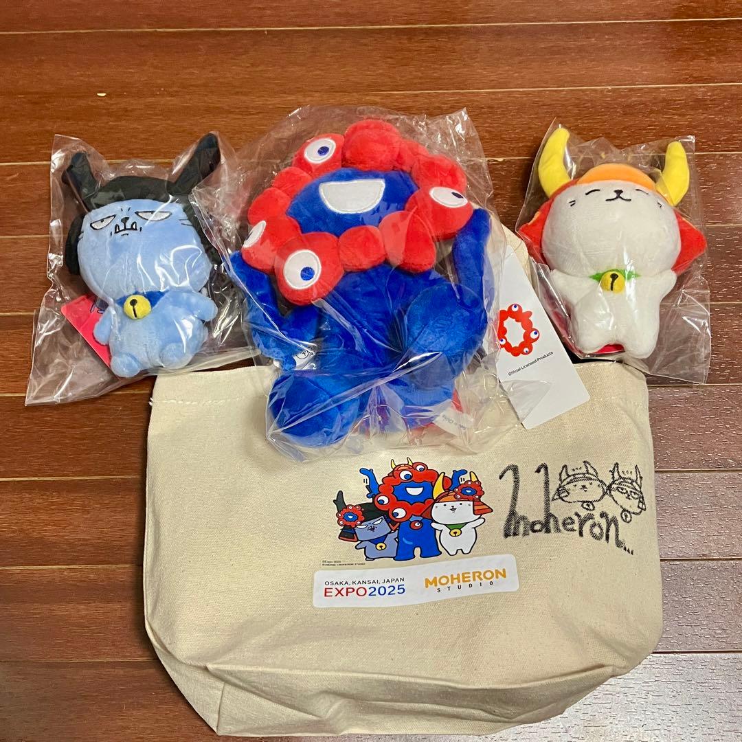 【サイン入り 限定90セット】 ミャクミャク・ひこにゃん・わるにゃんこ将軍