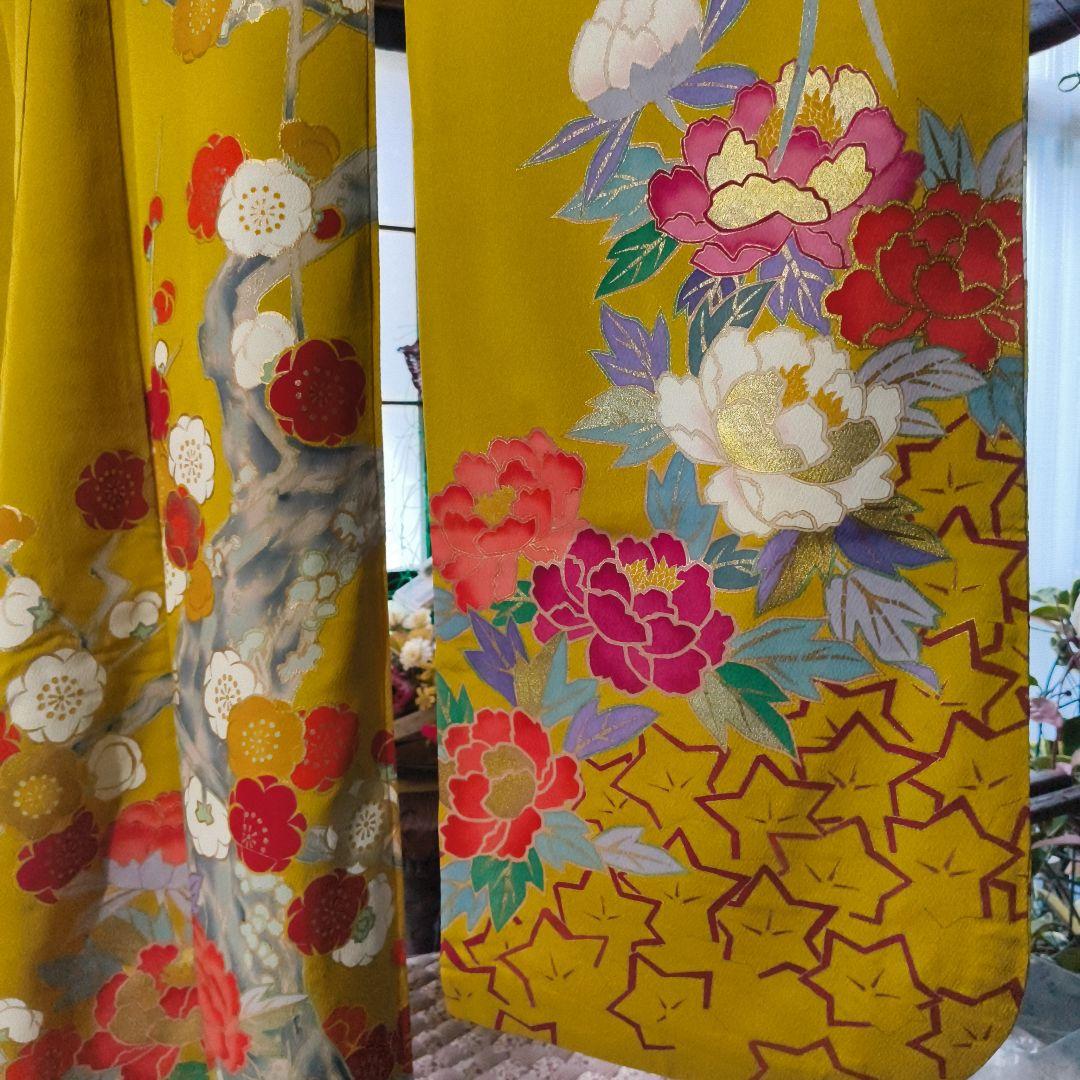 『6点セット』からし色　振袖