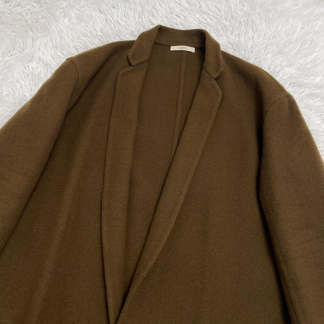 【カシミヤ100%】Celine エッグ クロンビー コート 34 フィービー期