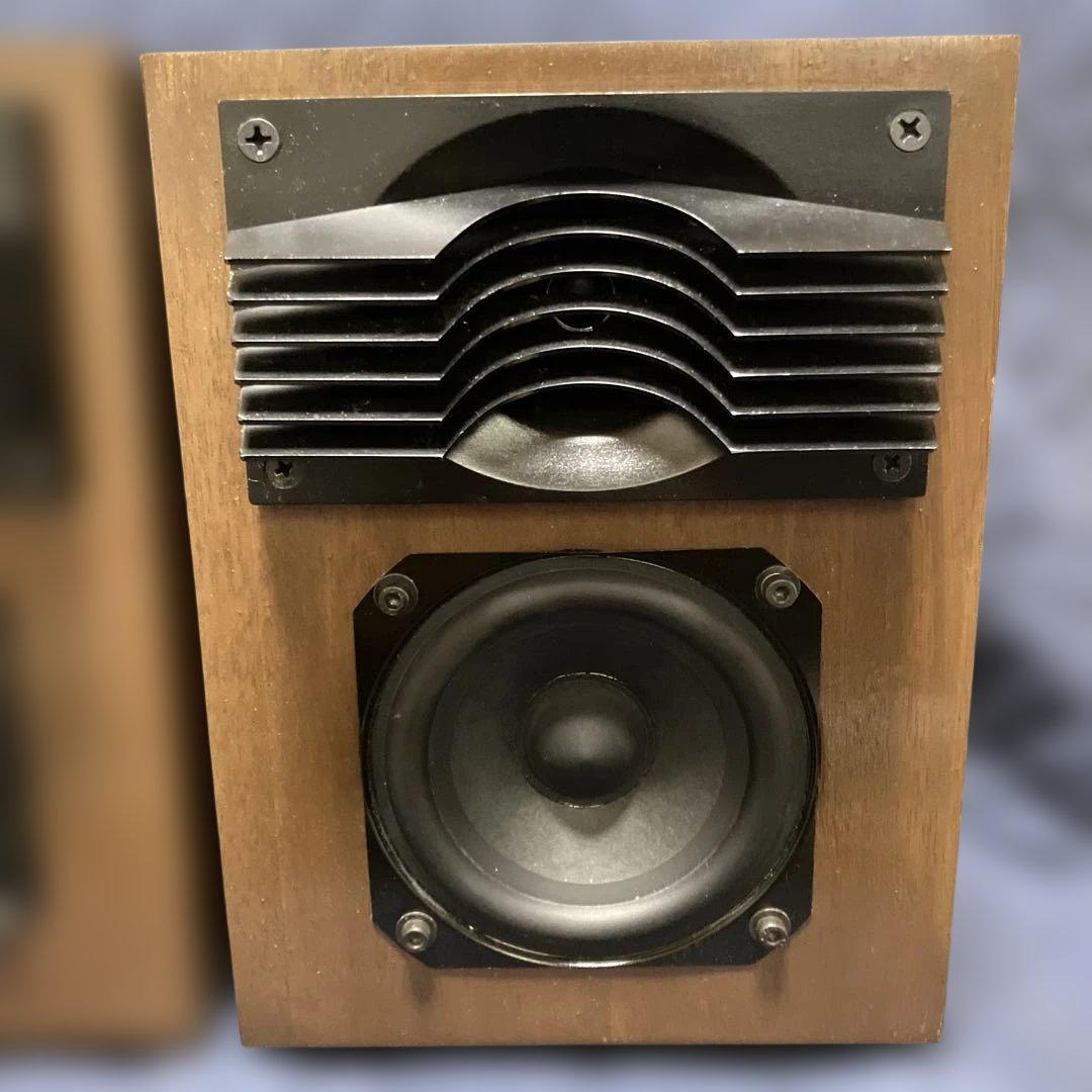 【新年特価】《完動品》木製スタック型スピーカー 2ウェイ2スピーカー