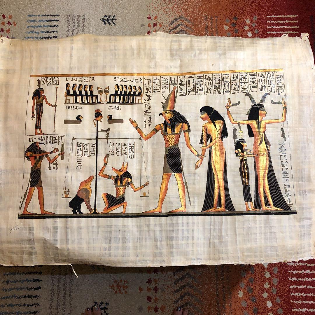 エジプトパピルス画