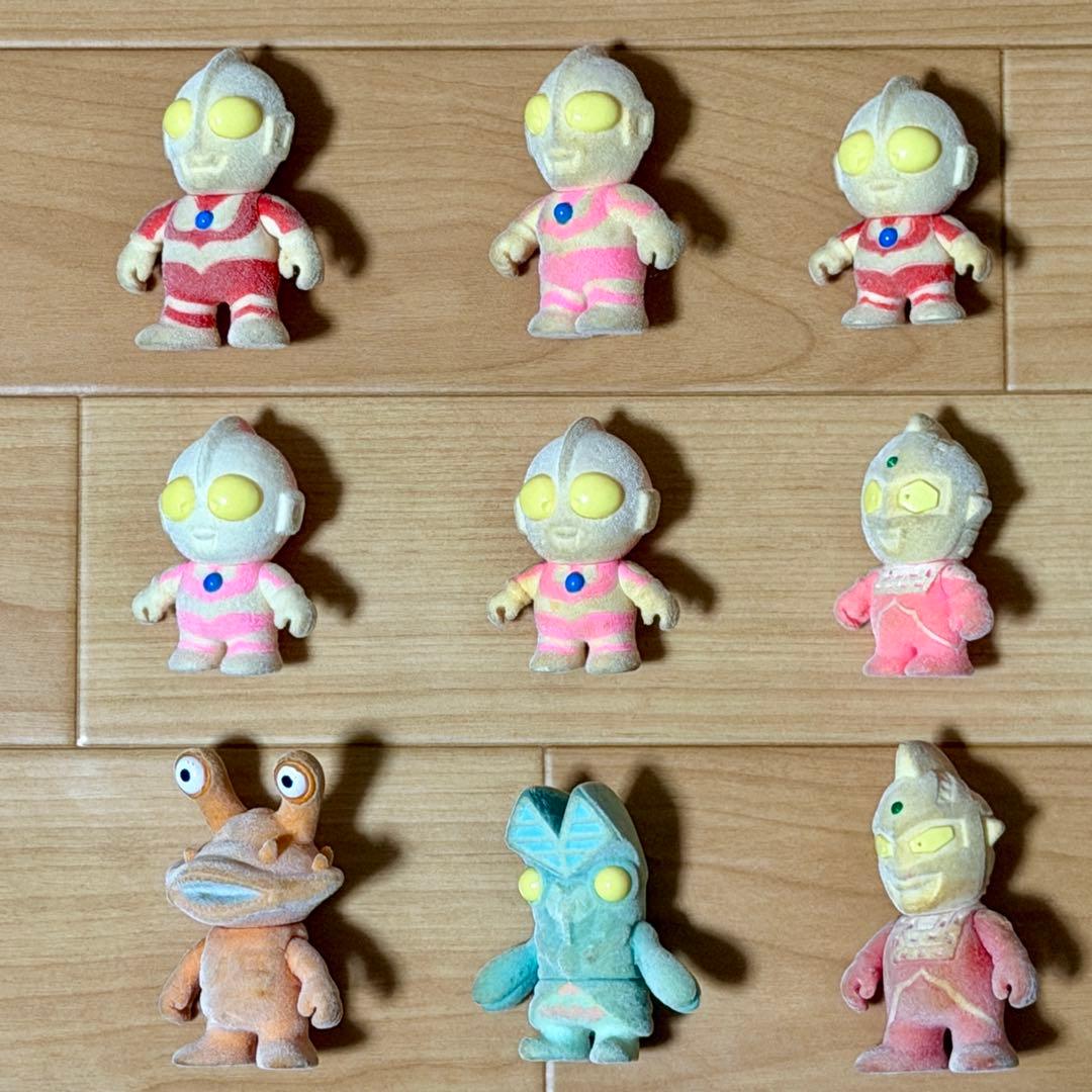 【激レア】ウルトラマングラフィティ フロッキー加工 フィギュア 9体セット 希少