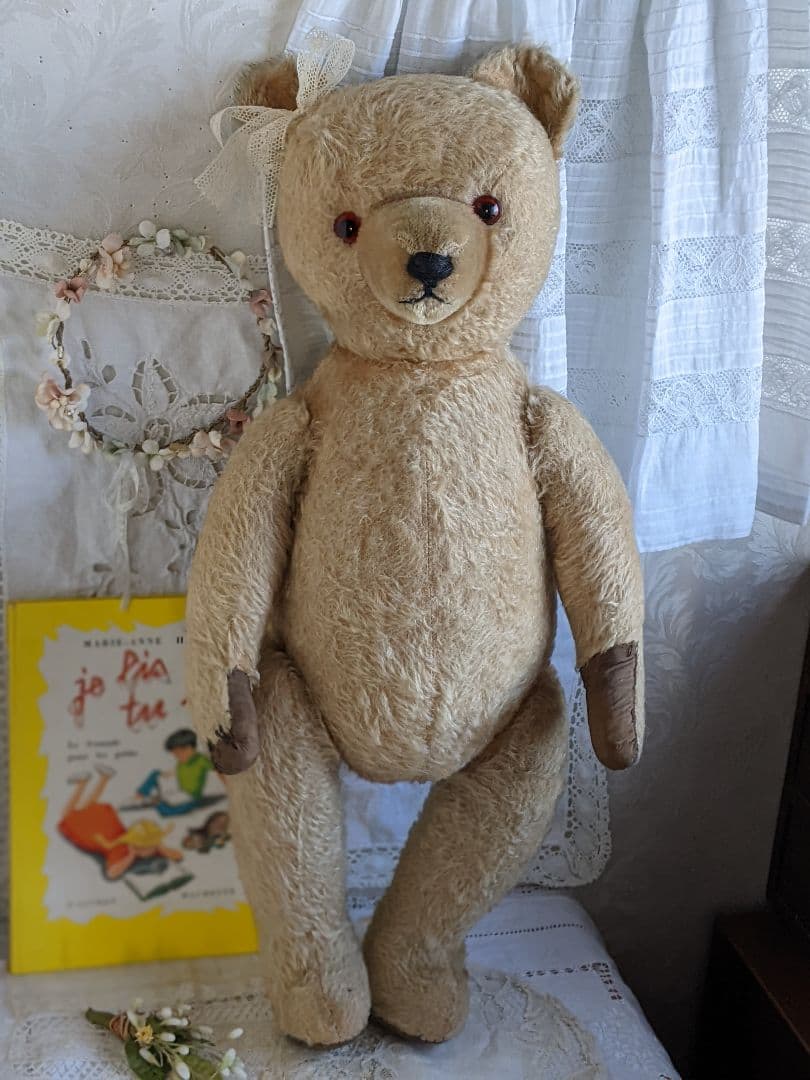 【h】アンティークベア　アンティークテディベア　ハーマン