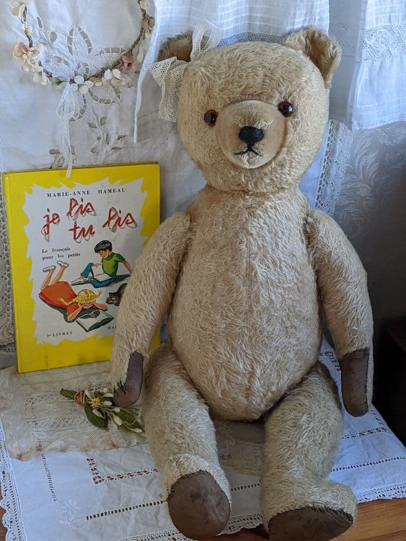 【h】アンティークベア　アンティークテディベア　ハーマン