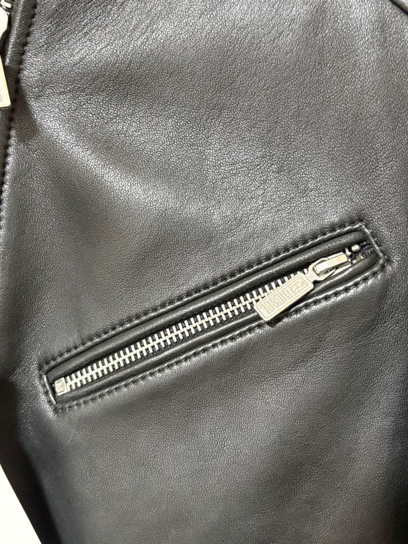 【未使用品】ディーゼル　シングルライダース　シープスキン　Mサイズ