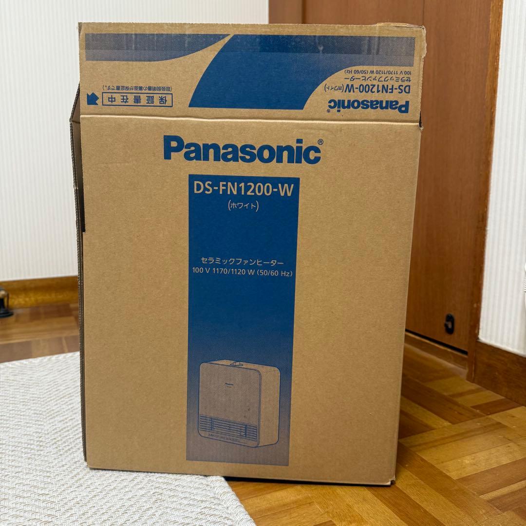 【新品】Panasonic DS-FN1200-W セラミックファンヒーター