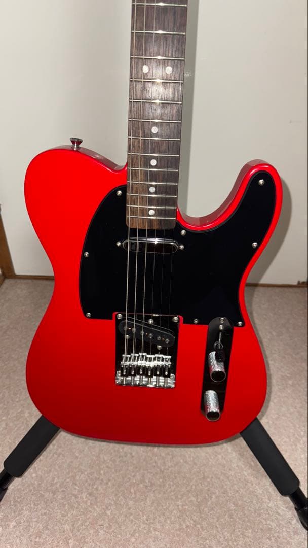 エレキギター レッド ソリッドボディ 本体のみ