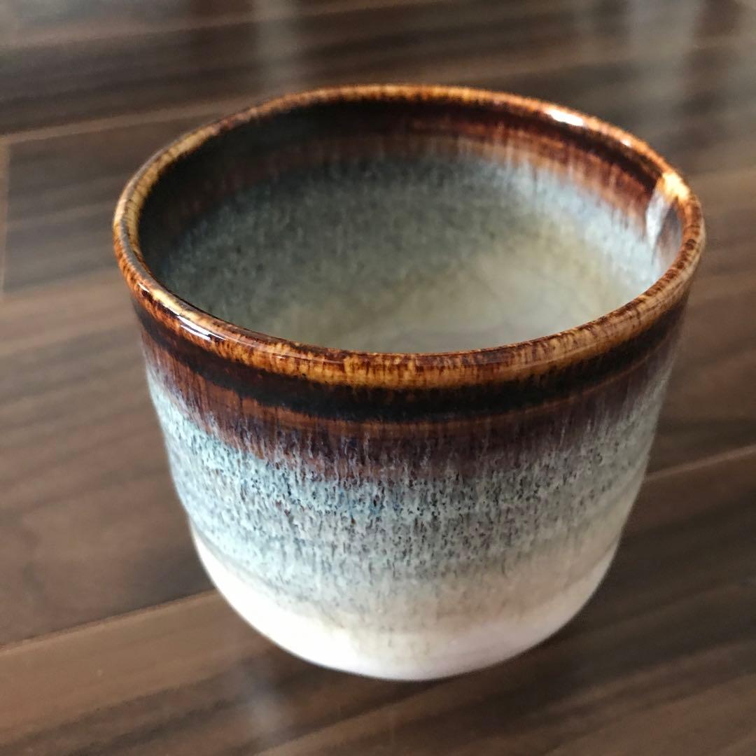 唐津焼 筒茶碗 紙箱