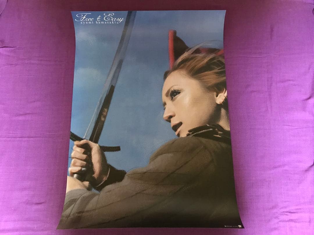 浜崎あゆみ Free & Easy ポスター　2002年　レア