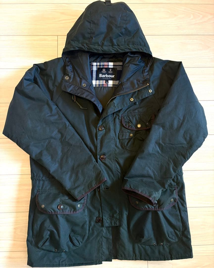 Barbour Field Wax Parka M / 海外モデル / 美品