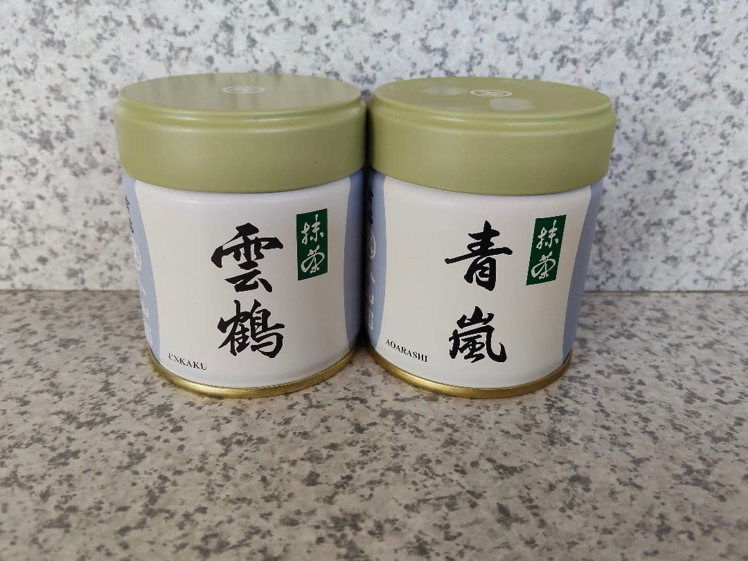 【説明欄必読】宇治 丸久小山園 抹茶 雲鶴40g缶 青嵐40g缶【転売禁止】