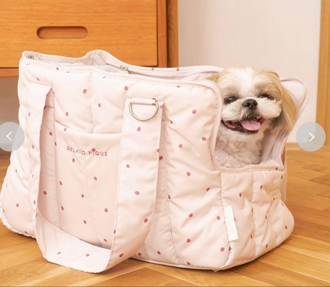 N gelato pique ストロベリーキャリーバッグ