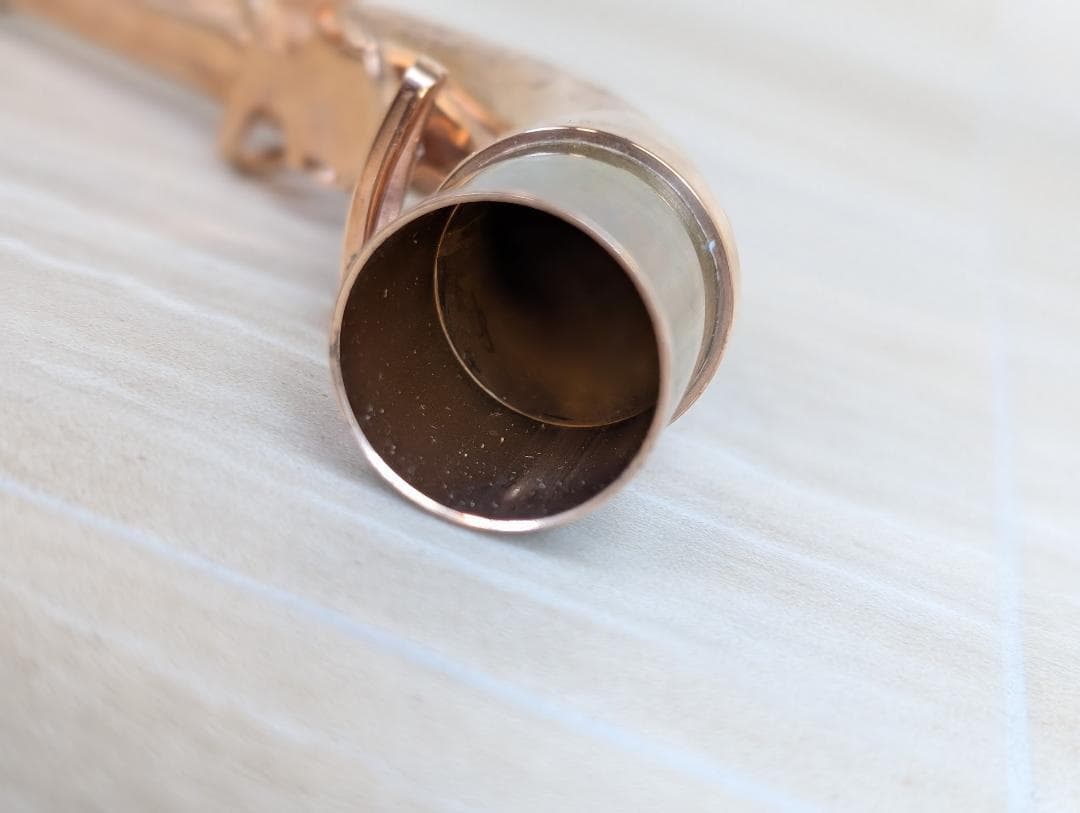 サックス　ネック　SOLID　SILVER　GOLD.P　ゴールドピンク　パーツ