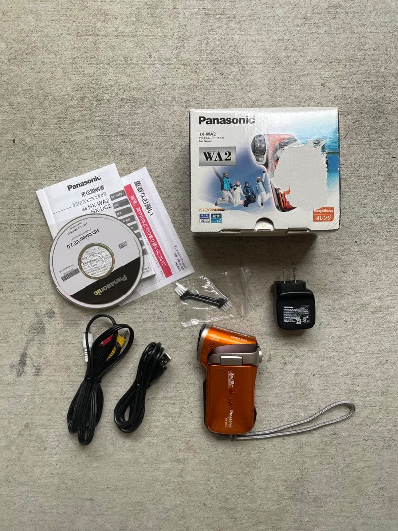 パナソニック　Panasonic ハンディビデオ　HX-WA2 オレンジ