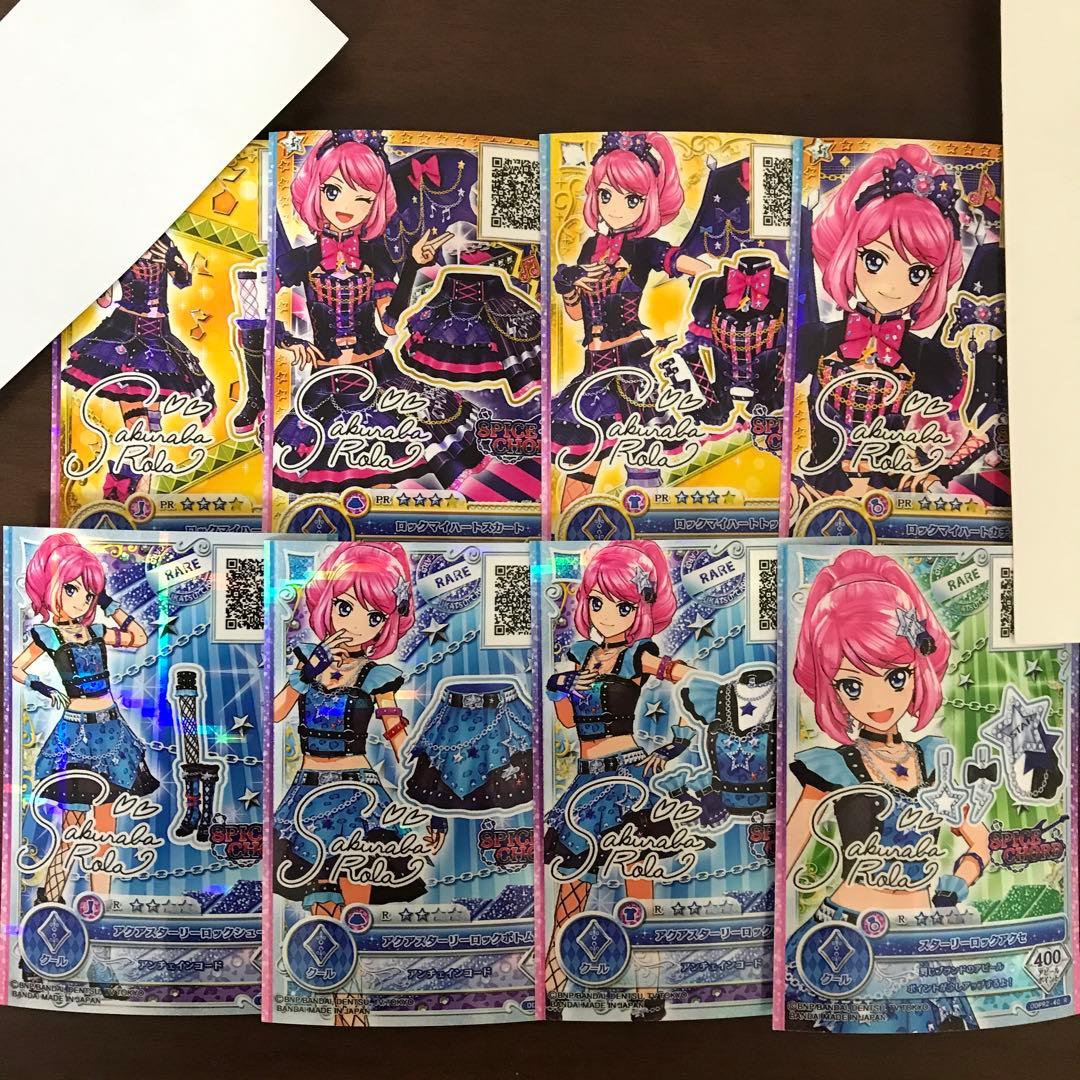 アイカツオンパレード　ロックマイハート　PR プレミアム　サイン入り　桜庭ローラ