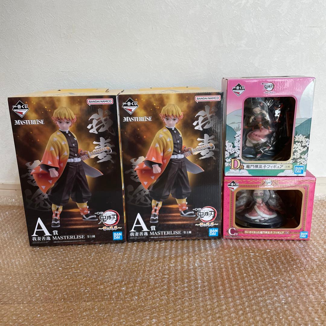 鬼滅の刃　竈門禰豆子　善逸　まとめ売り　フィギュア　一番くじ