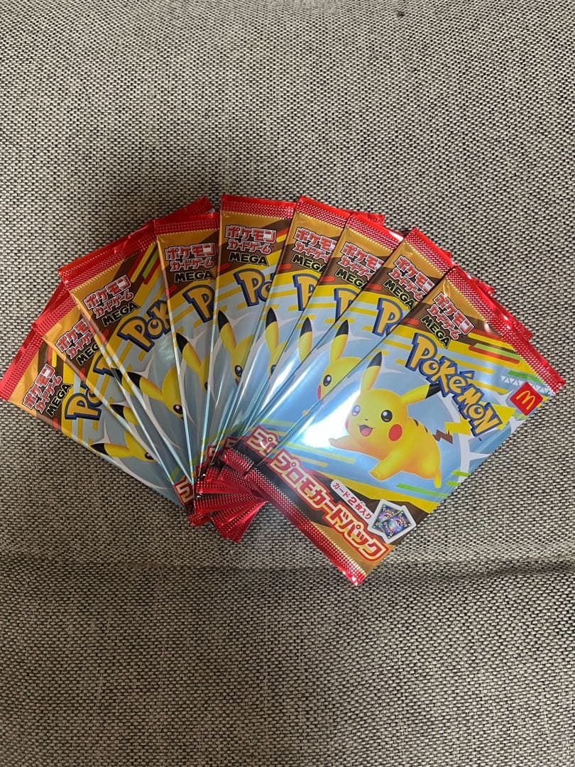 ポケモンカードMEGA 10パック　マクドナルド ハッピーセット2025