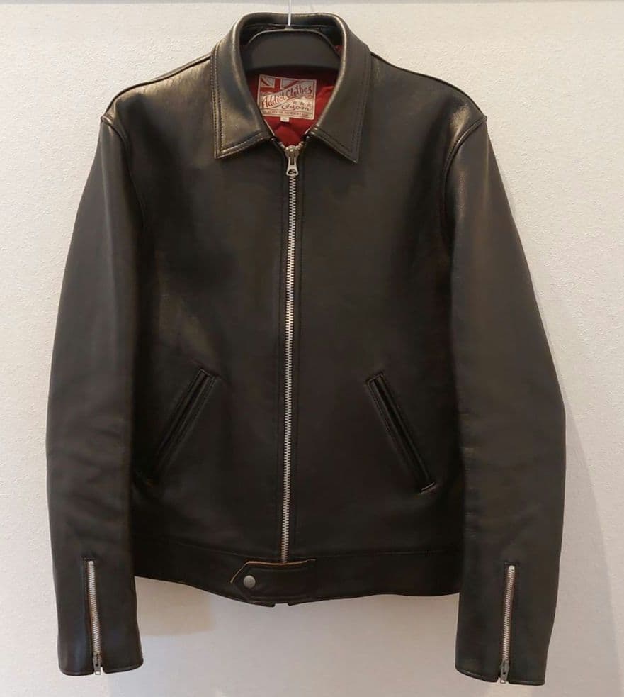 アディクトクローズ　AD-01 CENTER-ZIP JACKET SHEEP